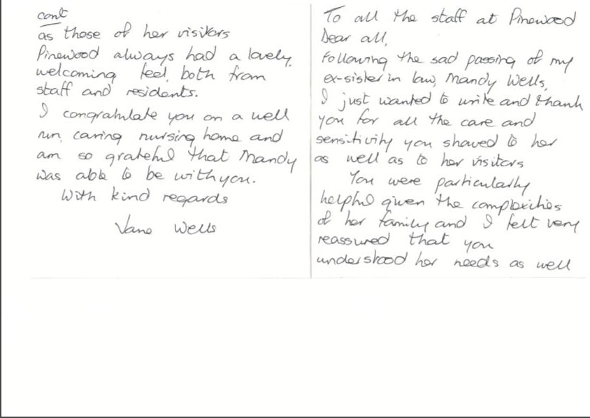 Thank You Letter To Staff from www.pinewoodonline.co.uk